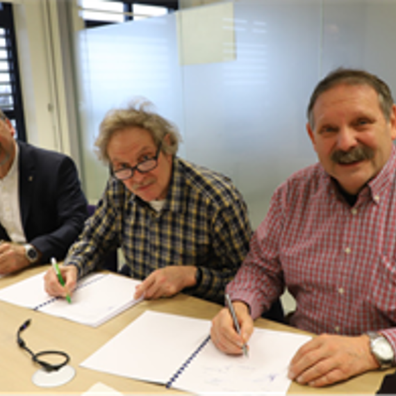 Ondertekening Sociaal Plan